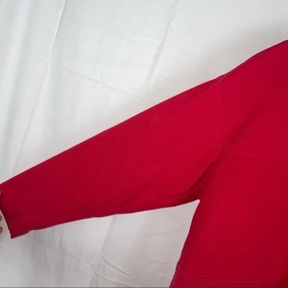 Bobbie Brooks Tunic Long Sleeve Crewneck Pullover High Low Hem 3 Tiered Shirt - Picture 3 of 9